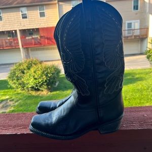 Laredo Mens 6840 Black Western Boots 8 1/2 D